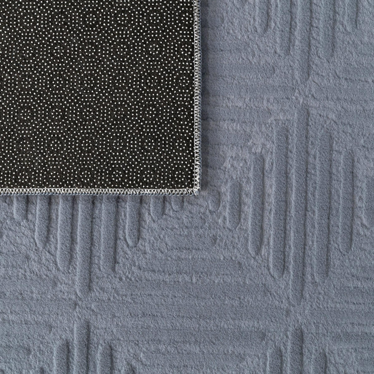 FLACHWEBETEPPICH Boho Anthrazit 60 x 100 cm - Anthrazit, Kunststoff (60/100cm) - TT Home