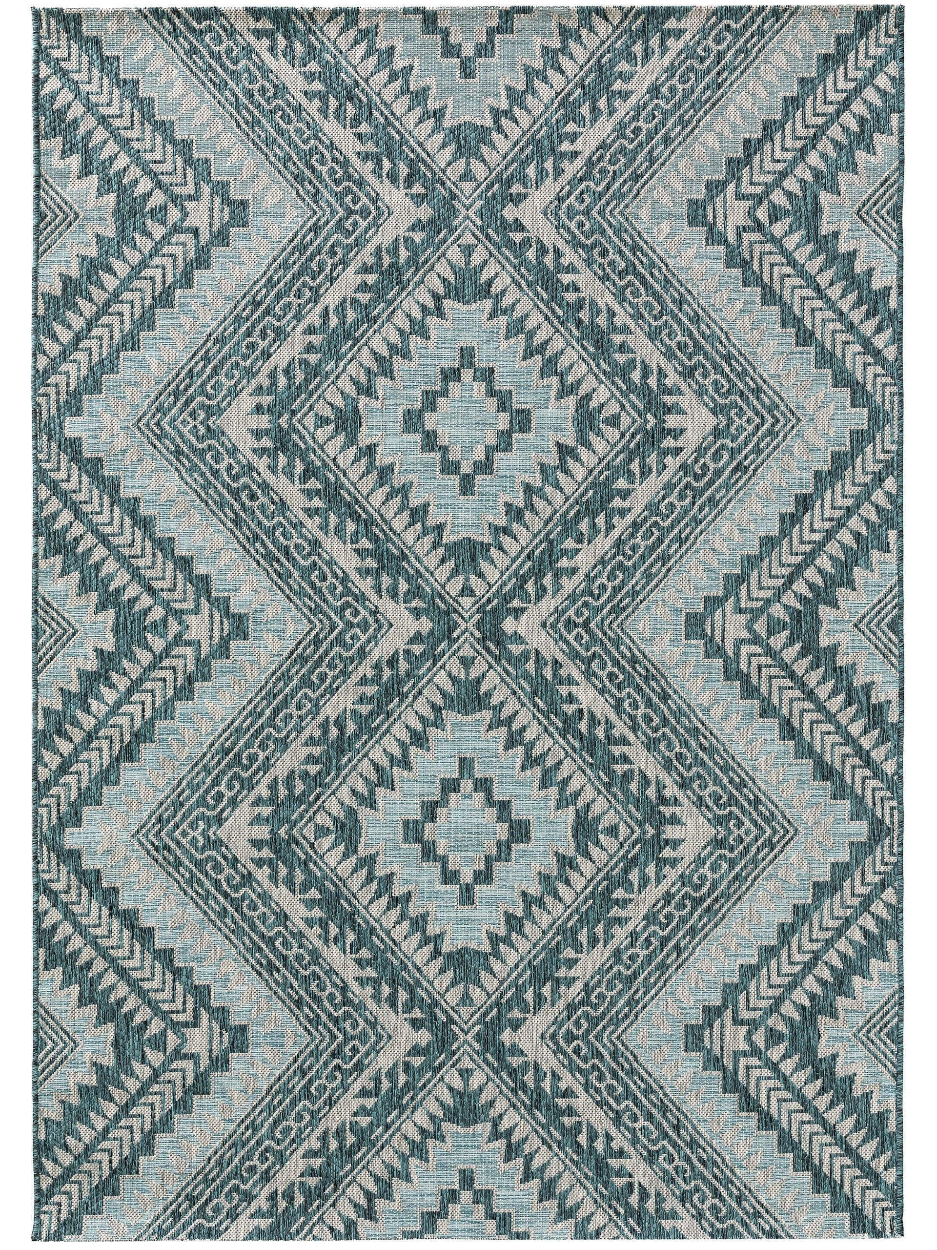 OUTDOORTEPPICH Cleo Blau 160x230 cm - Blau, Textil (160/230cm) - benuta Nest
