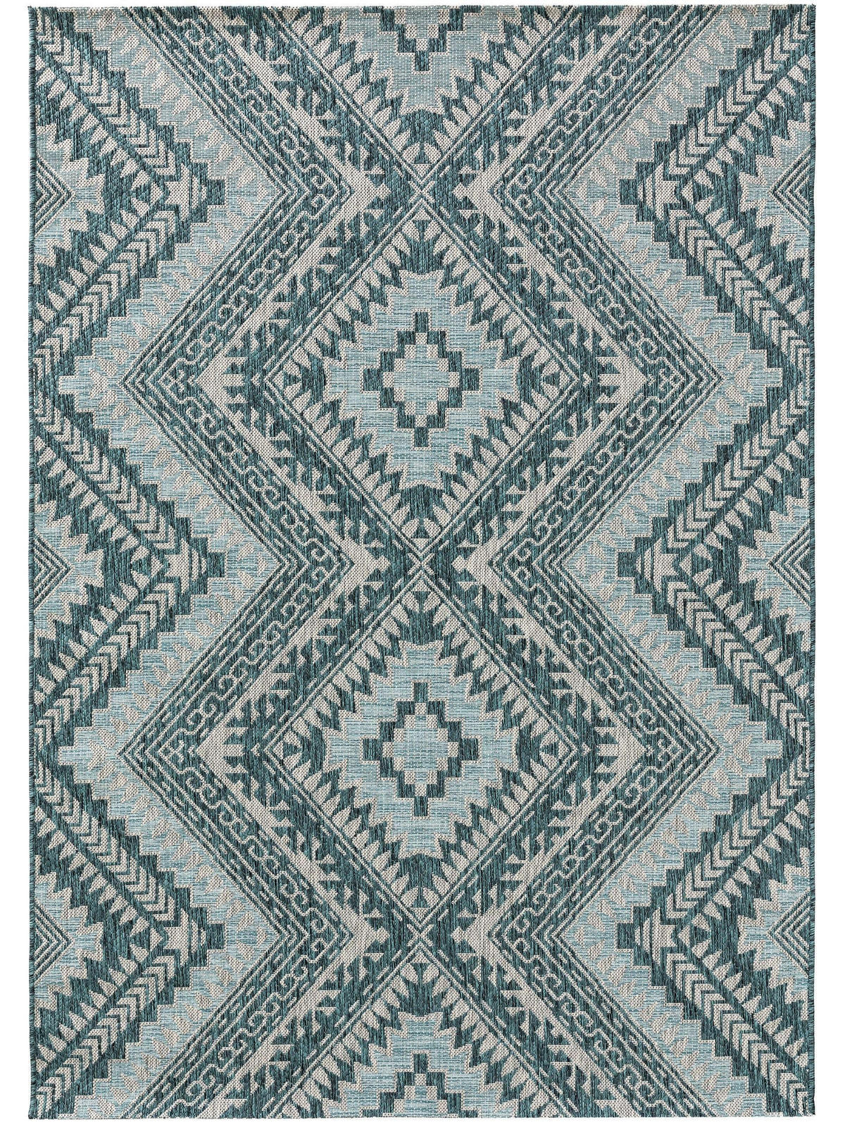 OUTDOORTEPPICH Cleo Blau 160x230 cm - Blau, Textil (160/230cm) - benuta Nest