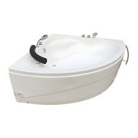BADEWANNE (Standard) - 1 Person - acryl - weiß Navona - Weiß, Kunststoff (135/54/135cm) - Vente-Unique