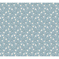 TAPETE Blumen 53 cm x 10 m - Blau, Papier (53/0.1cm) - Sanders & Sanders