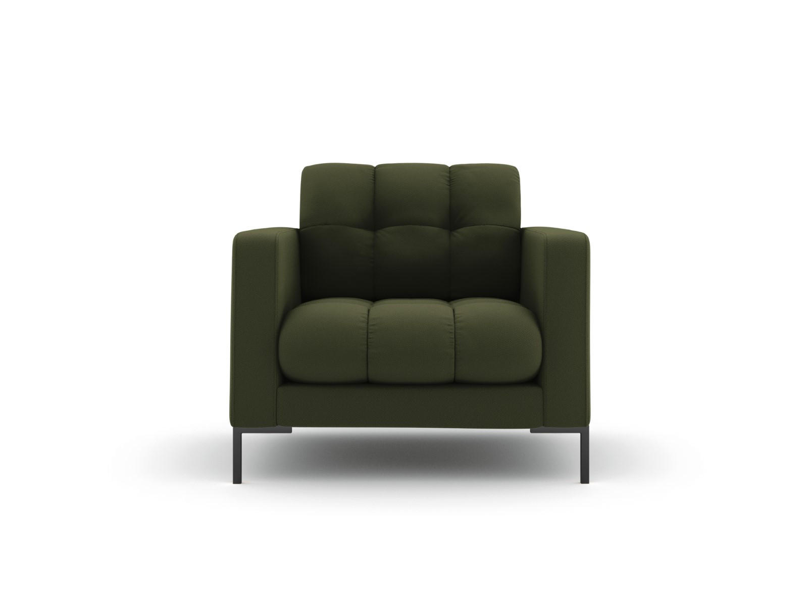 SESSEL Mamaia aus strukturiertem Stoff grün - Grün, Textil (92/75/87cm) - Micadoni
