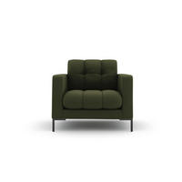 SESSEL Mamaia aus strukturiertem Stoff grün - Grün, Textil (92/75/87cm) - Micadoni