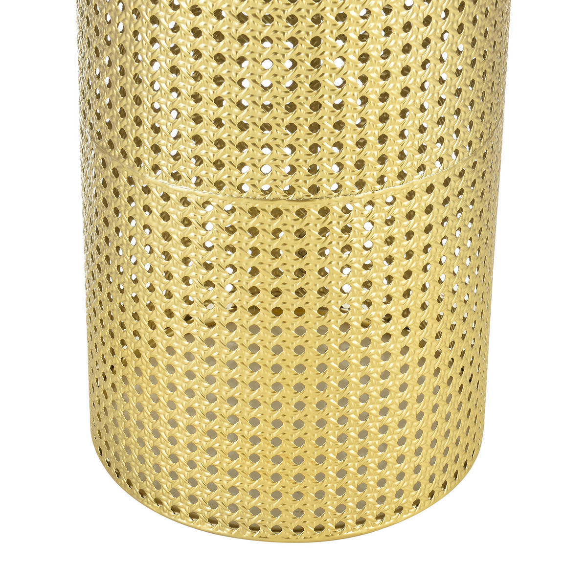 PFLANZENSTÄNDER-SET 2 TLG. Lüttich - Goldfarben/Schwarz, Metall (24/66/24cm) - [en.casa]