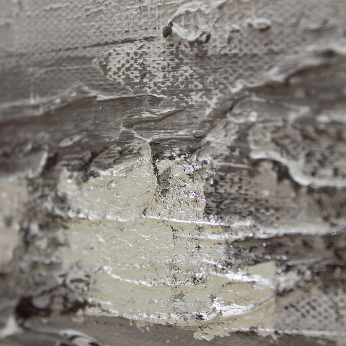 GEMÄLDE Lebensbaum auf Keilrahmen 140x70 cm - Silberfarben, Holz (140/70cm) - YS-art gallery