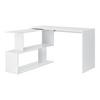 SCHREIBTISCH Arendal - Weiß, Holzwerkstoff (50/120/76.5cm) - [en.casa]