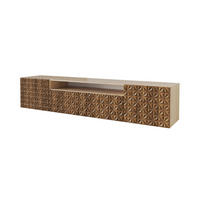 LOWBOARD VIRA-W 200x40x41 cm - Artisan / Katania - Eiche Wotan, Holzwerkstoff (200/40/41cm) - ALTDECOR