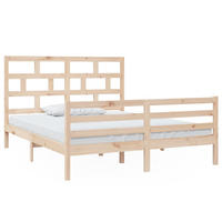 BETT Kerns 166/205.5 cm - Braun, Holz (160/200cm) - Nettlife