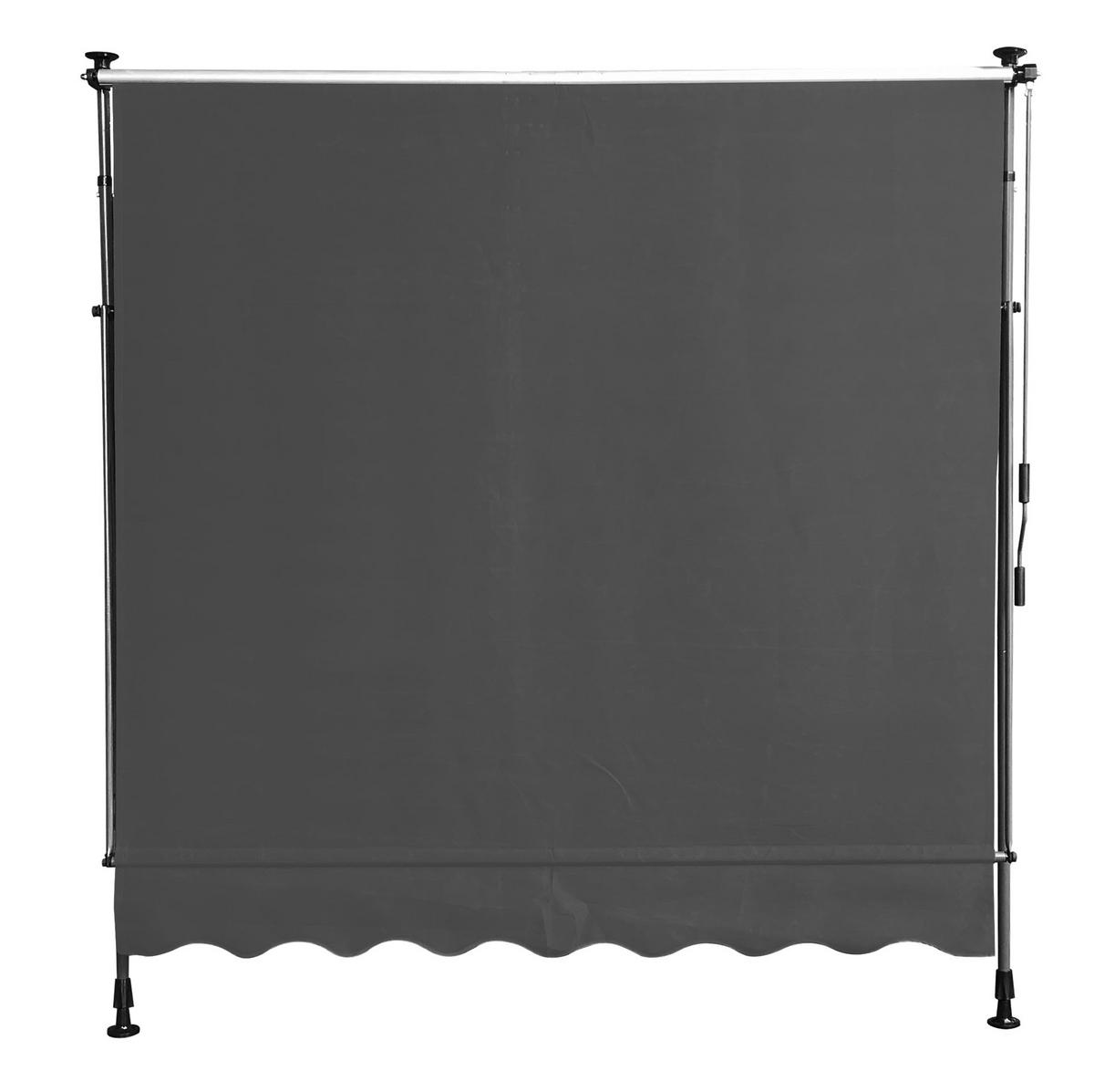 KLEMMMARKISE 300 x130cm Grau - Grau, Metall (300/290/130cm) - QUICK STAR