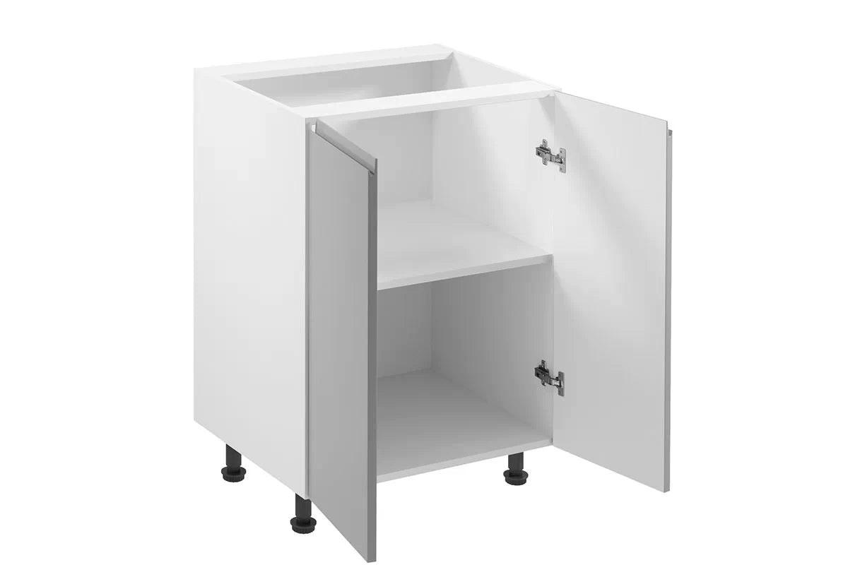 UNTERSCHRANK – 60 cm – D60 – Velmora – Grau - Grau, Holzwerkstoff (60/82/47cm) - ROYAL24_MARKT
