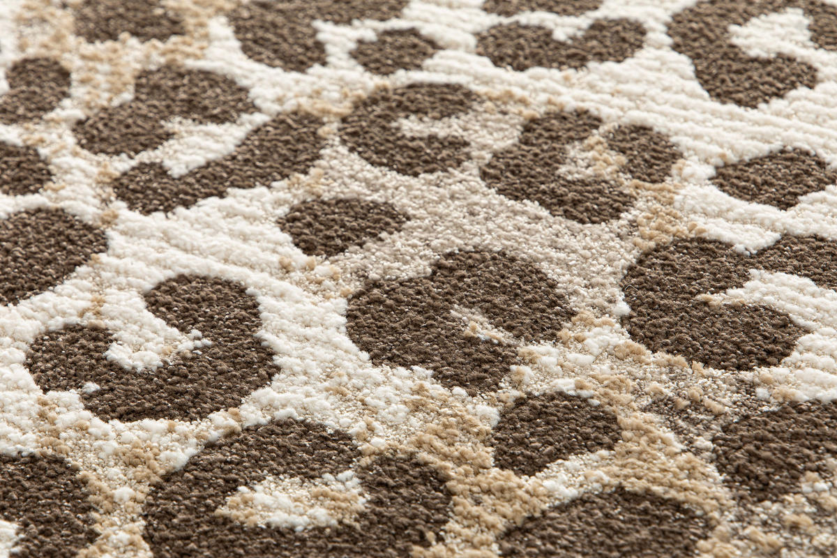 TEPPICH weich mit Leopardenmuster beige - Beige, Textil (120/170cm) - AFK Living