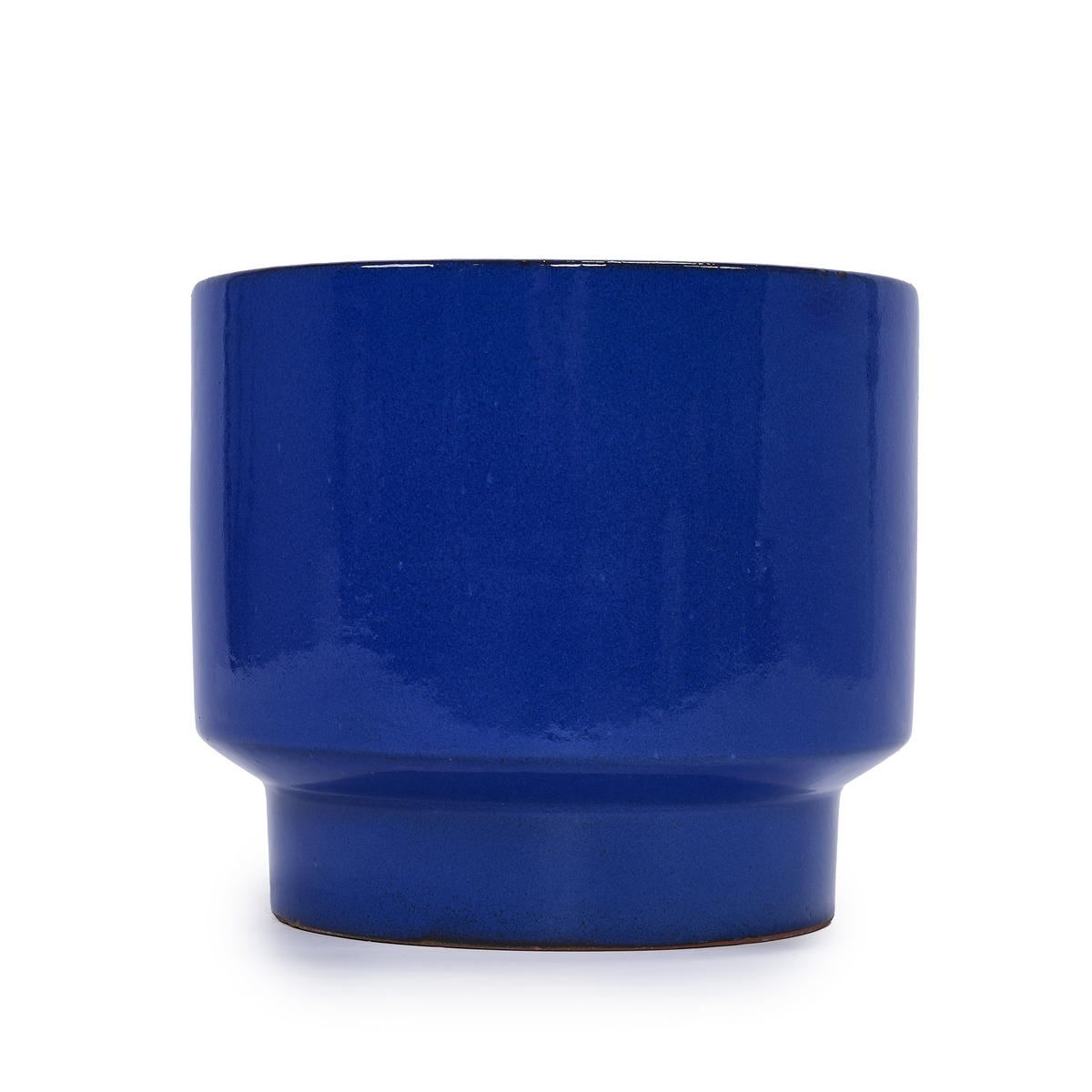 BLUMENTOPF Ø 38,1/30,5/22,9 cm Blau (3 Stück) - Blau, Keramik (38/33cm) - Oxeza