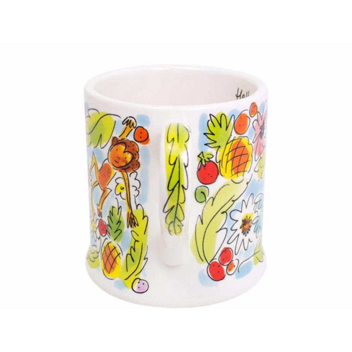 BECHER Paradies in Bunt - 500 ml - Multicolor, Keramik (0.5L) - Blond Amsterdam