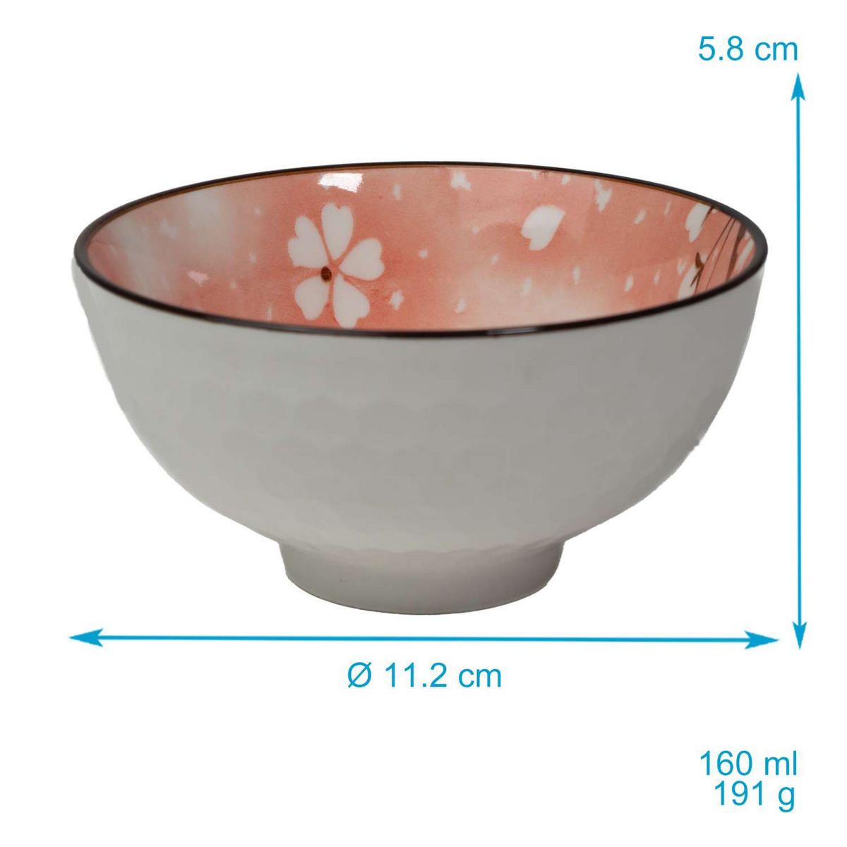 SCHALEN-SET (4-tlg.) - Multicolor, Keramik - Intirilife