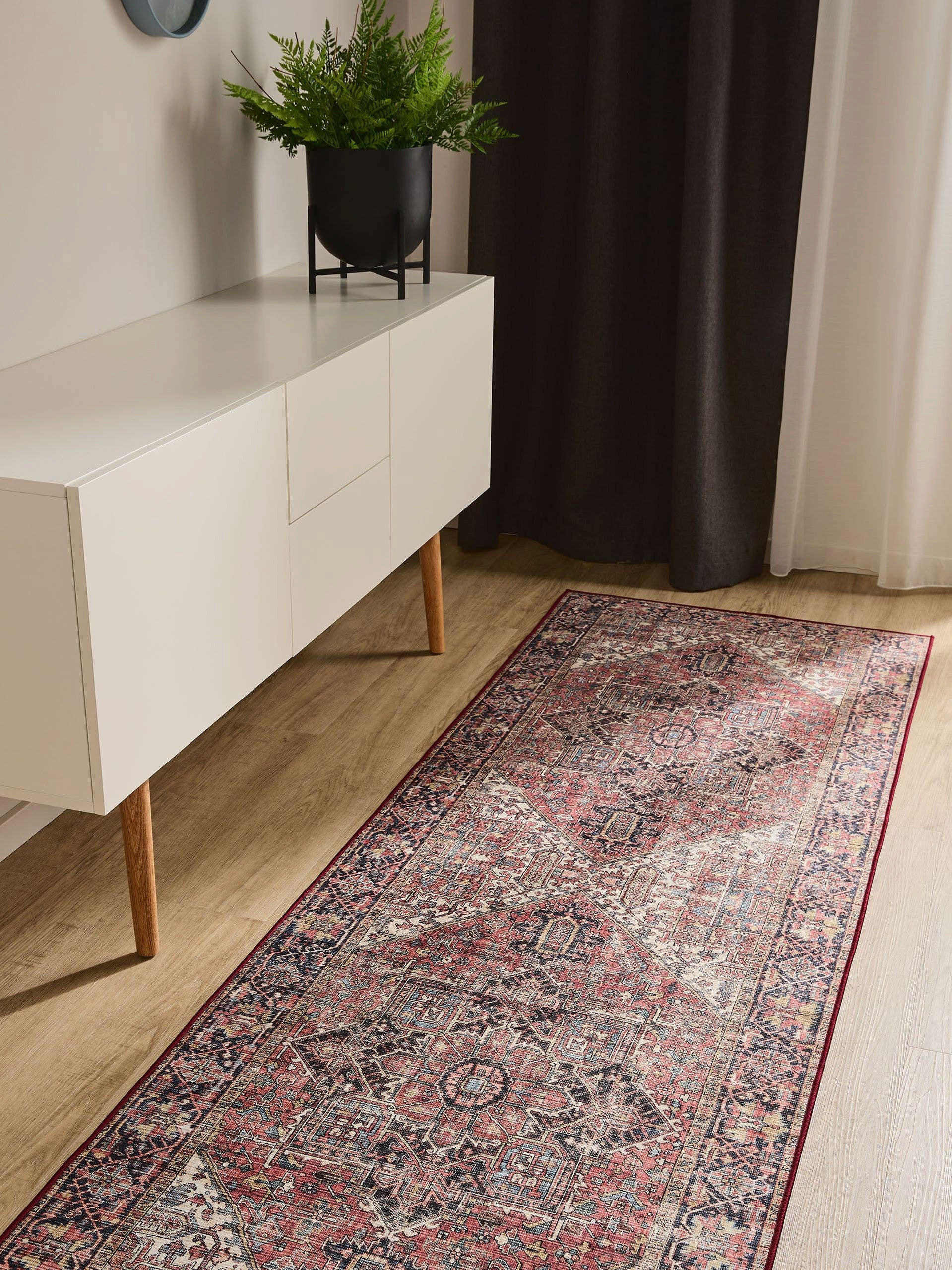 VINTAGE-LÄUFER George waschbar 80x240 cm - Beige/Multicolor, Kunststoff (80/240cm) - benuta