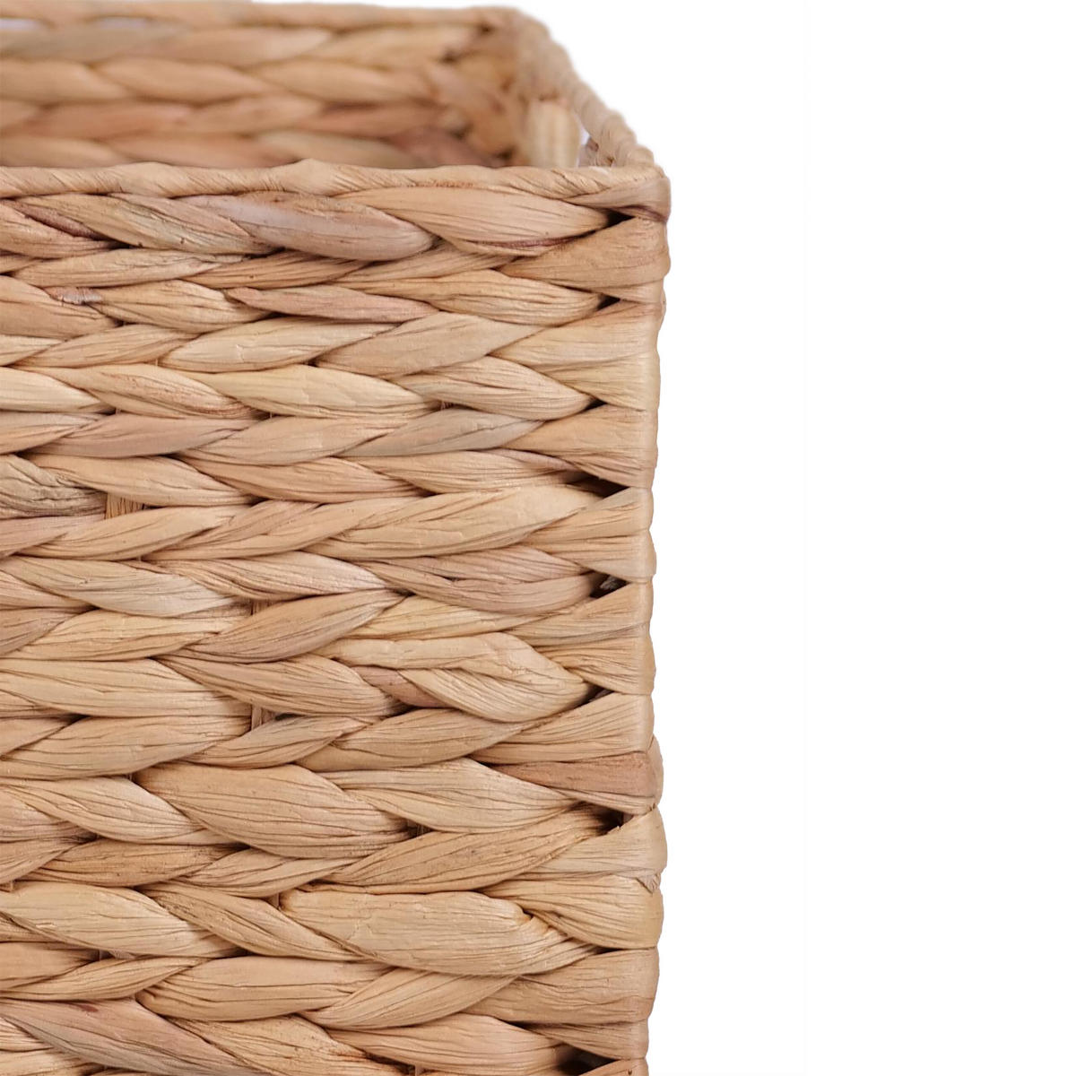 3XÚLOŽNÝ koš - světle hnědá, textil (37/28cm) - Relaxdays