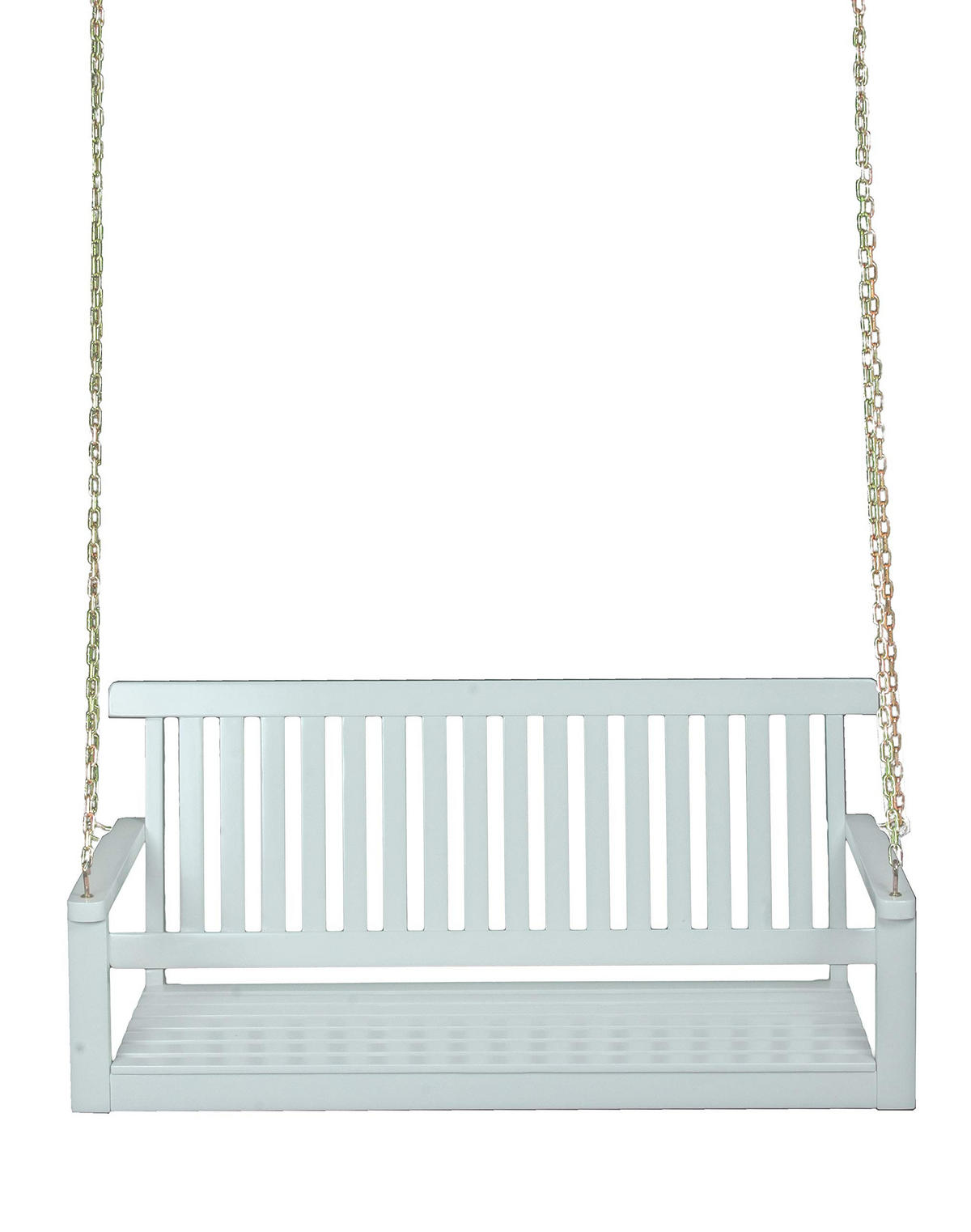 GARTEN-HÄNGEBANK Amelie Hängebank - Weiß, Holz (130/56/63cm) - DELUKE