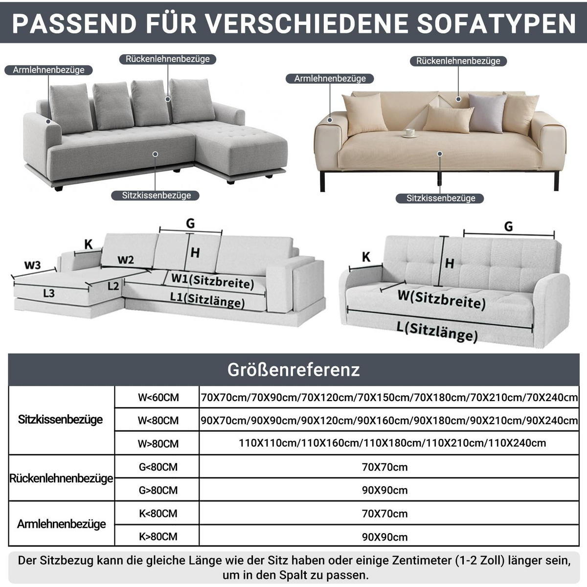 SOFAÜBERWURF Beige 90 x 180 cm 1 Stück - Beige, Textil (90/180cm) - Kaket