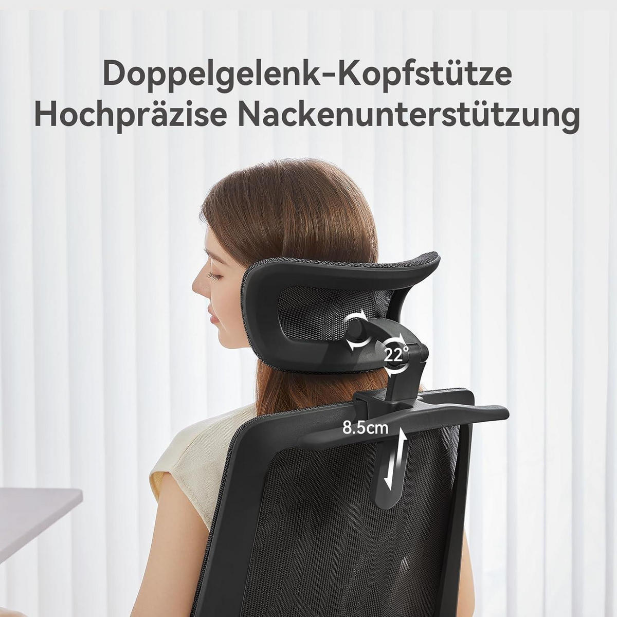 BÜROSTUHL M59AS Mesh Schwarz - Schwarz, Textil (64/113.5/70.5cm)
