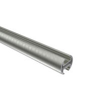 INNENLAUFPROFIL 100 cm, 20 mm Ø Edelstahl-Optik - Edelstahlfarben, Metall (100cm) - INTERDECO