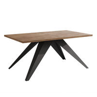 AUSZIEHTISCH XANDRO 140/80/76 cm mit Metallgestell, Schwarz / Lefkas-Eiche - Schwarz/Eiche San Remo, Holzwerkstoff/Metall (80/140/76cm) - Idohome