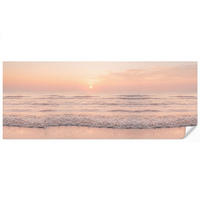TAPETE - Sonne - Strand - Rosa - 500x200 cm - Hellrosa, Papier (500/200cm) - OnlyWow