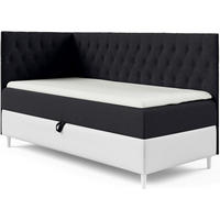 KINDERBETT FLIPPO 3 - Schwarz/Weiß, Holzwerkstoff (106/208cm) - Meblini