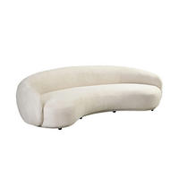 SOFA CASARA - Webstoff Beige - Beige, Kunststoff (258/72/128cm) - Home Deluxe