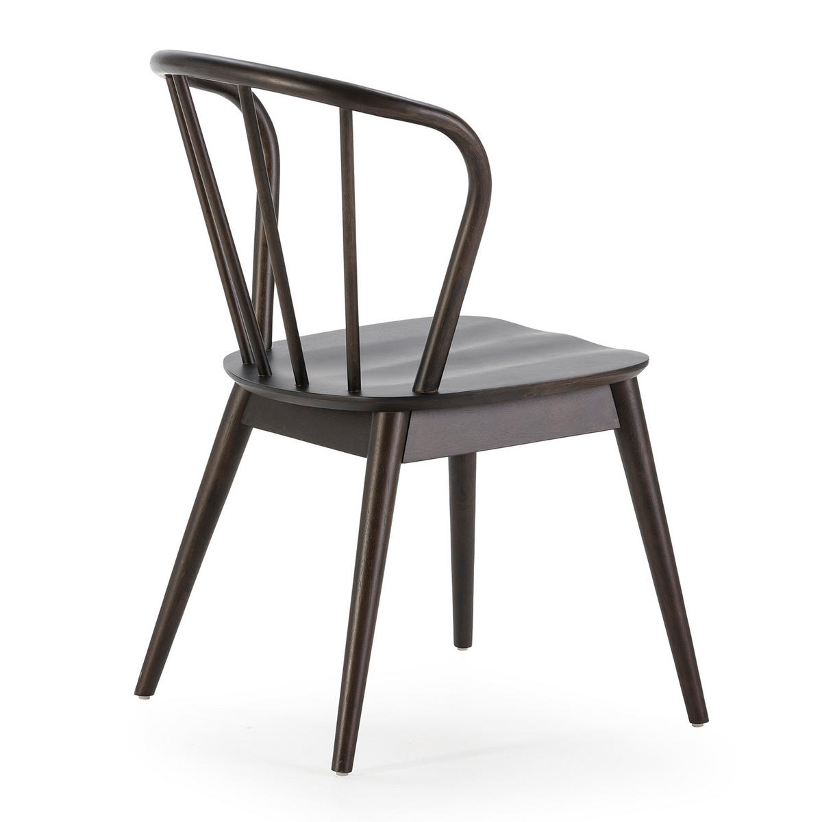 STUHL 2er-Set Brisa Farbe Schwarz, Massivholz - Schwarz, Holz (47/83/59cm) - VS Venta-stock