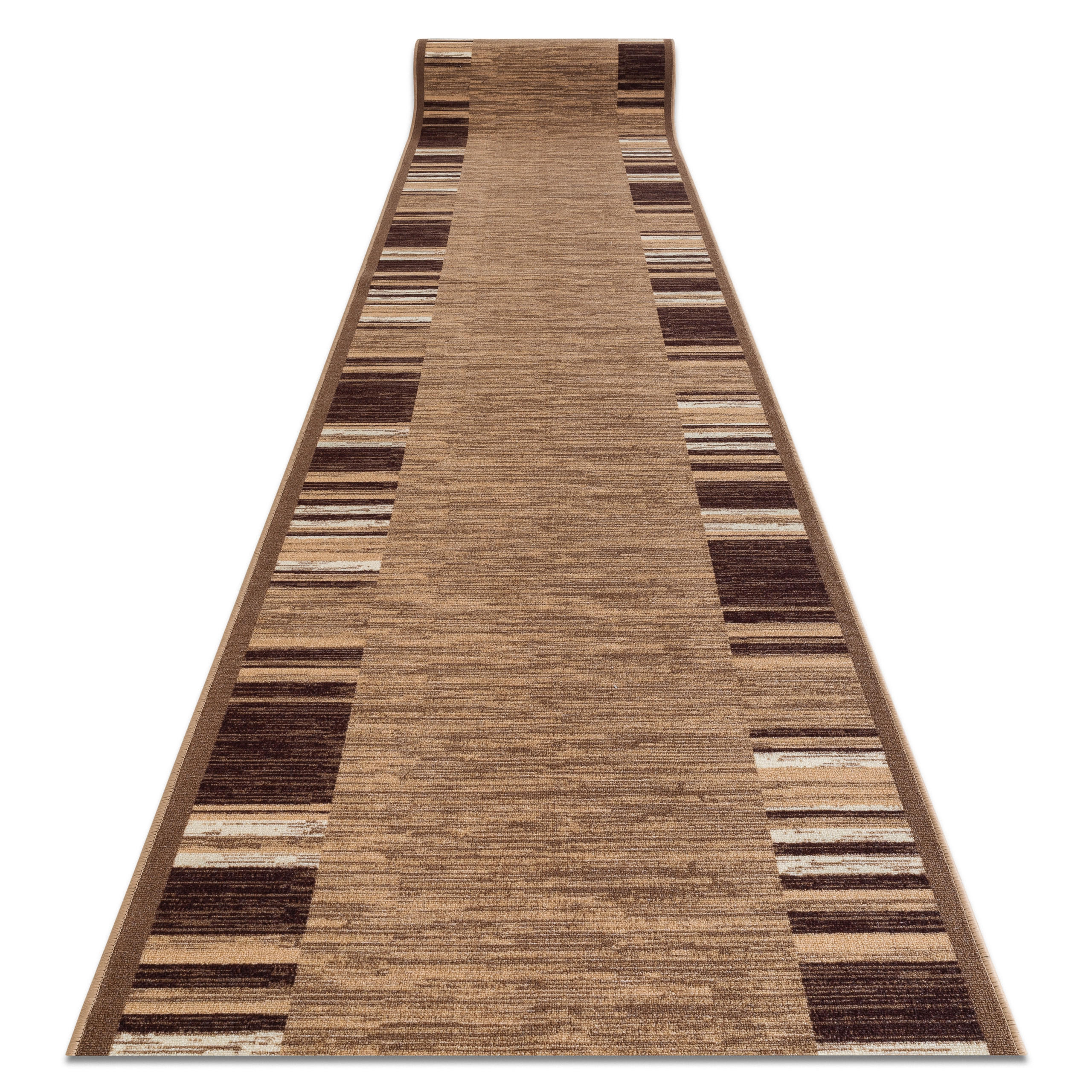 rugsX POGUMOVANÝ běhoun ADAGIO béžový 100/200 cm