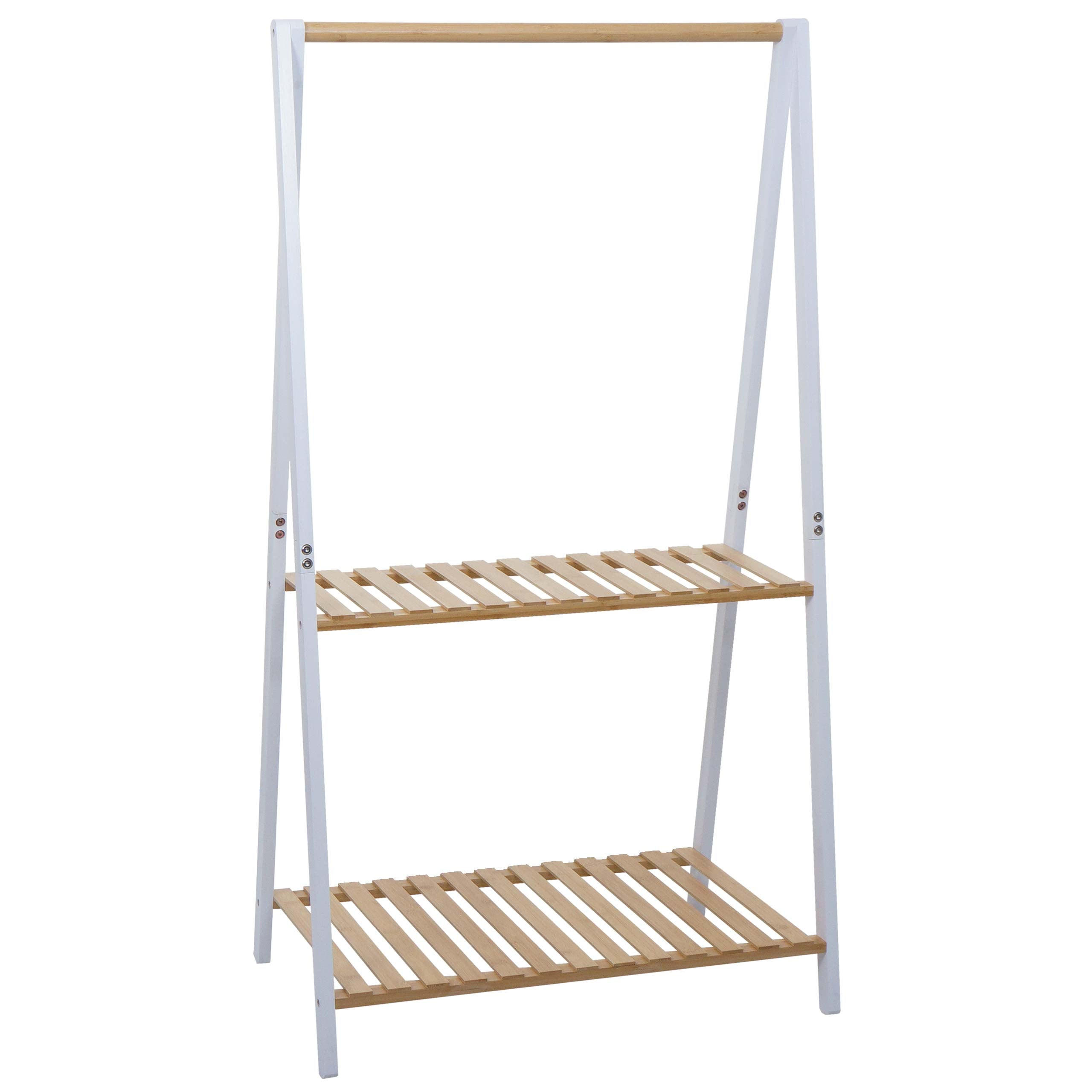 PFLANZENREGAL Beige, Weiß - Beige/Weiß, Holz (70/130/44cm) - MCW