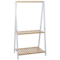 PFLANZENREGAL Beige, Weiß - Beige/Weiß, Holz (70/130/44cm) - MCW