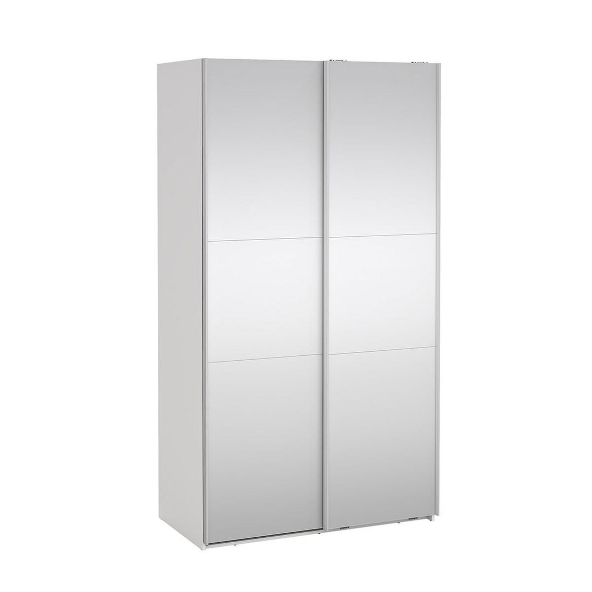 SCHIEBETÜRENSCHRANK, Como, Weiß, Holzwerkstoff, 119 x 67 x 221 cm - Weiß, Holzwerkstoff (119/221/67cm) - ebuy24