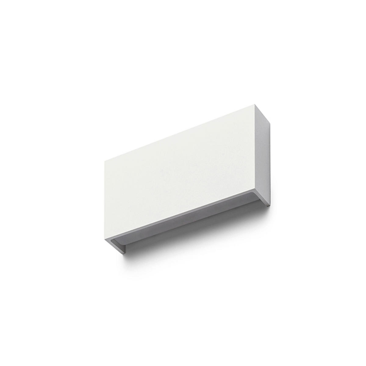 AUSSENLEUCHTE TORINO Weiß 10 W IP54 - Weiß, Metall (35/18/9cm) - Rendl