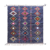 BERBERTEPPICH Ethno handgeknüpft 227x 270 cm - Multicolor, Naturmaterialien (227/270cm) - AFK Living