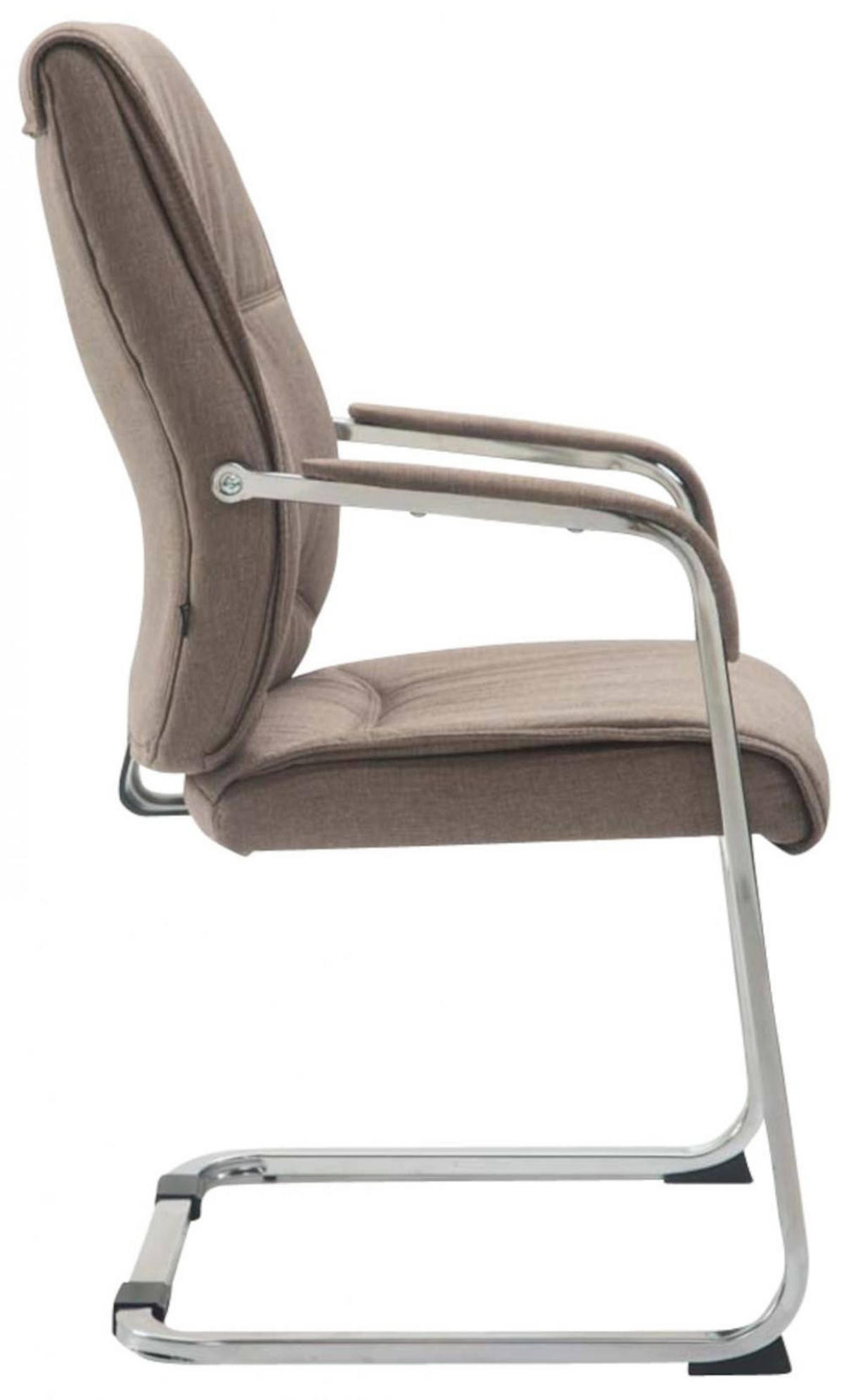 SCHWINGSTUHL 2er Set Stoff taupe - Taupe, Textil/Metall (58/102/65cm) - CLP