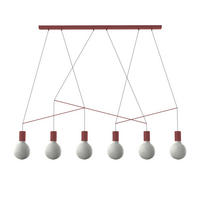 HÄNGELEUCHTE - Rot, Metall (4/90/6cm) - Lumicom