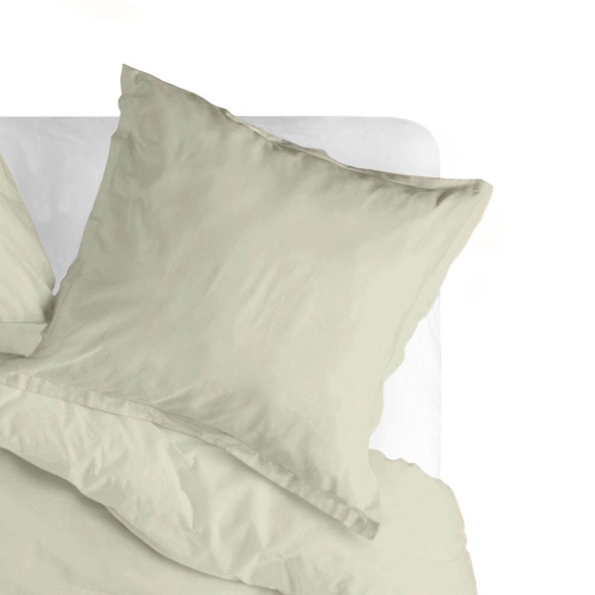 KISSENBEZUG basic 60x60 cm (x2) beige - Beige, Textil (60/60cm) - Happy Friday