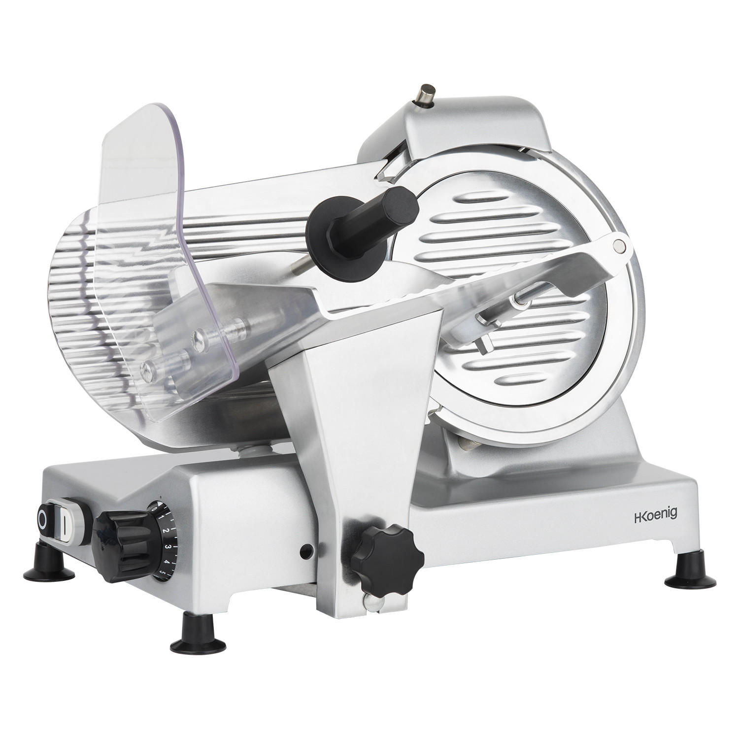 ALLESSCHNEIDER elektronisch MSX220, Silber - Rot, Metall (43/33/28cm) - HKoenig