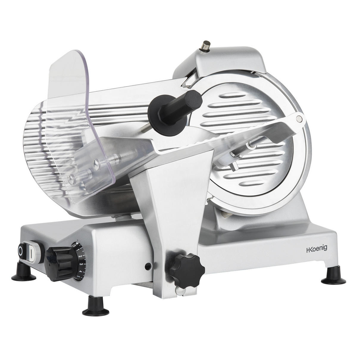 ALLESSCHNEIDER elektronisch MSX220, Silber - Rot, Metall (43/33/28cm) - HKoenig