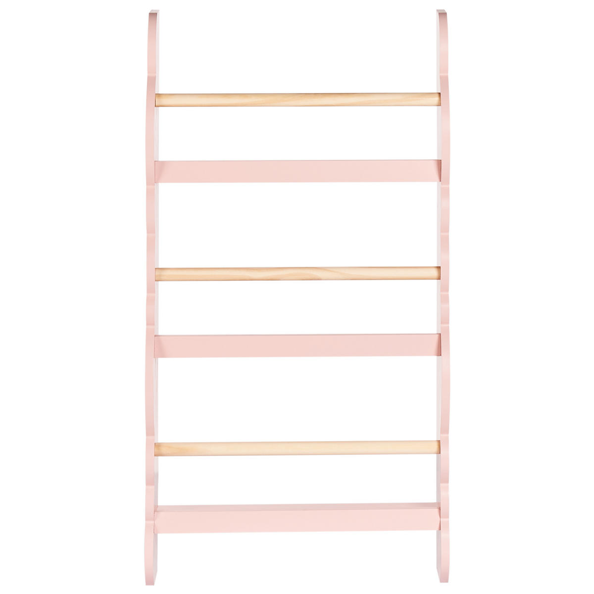 WANDREGAL Rigolet 80 cm Rigolet - Pink/Braun, Holzwerkstoff (43/80/14cm) - Beliani