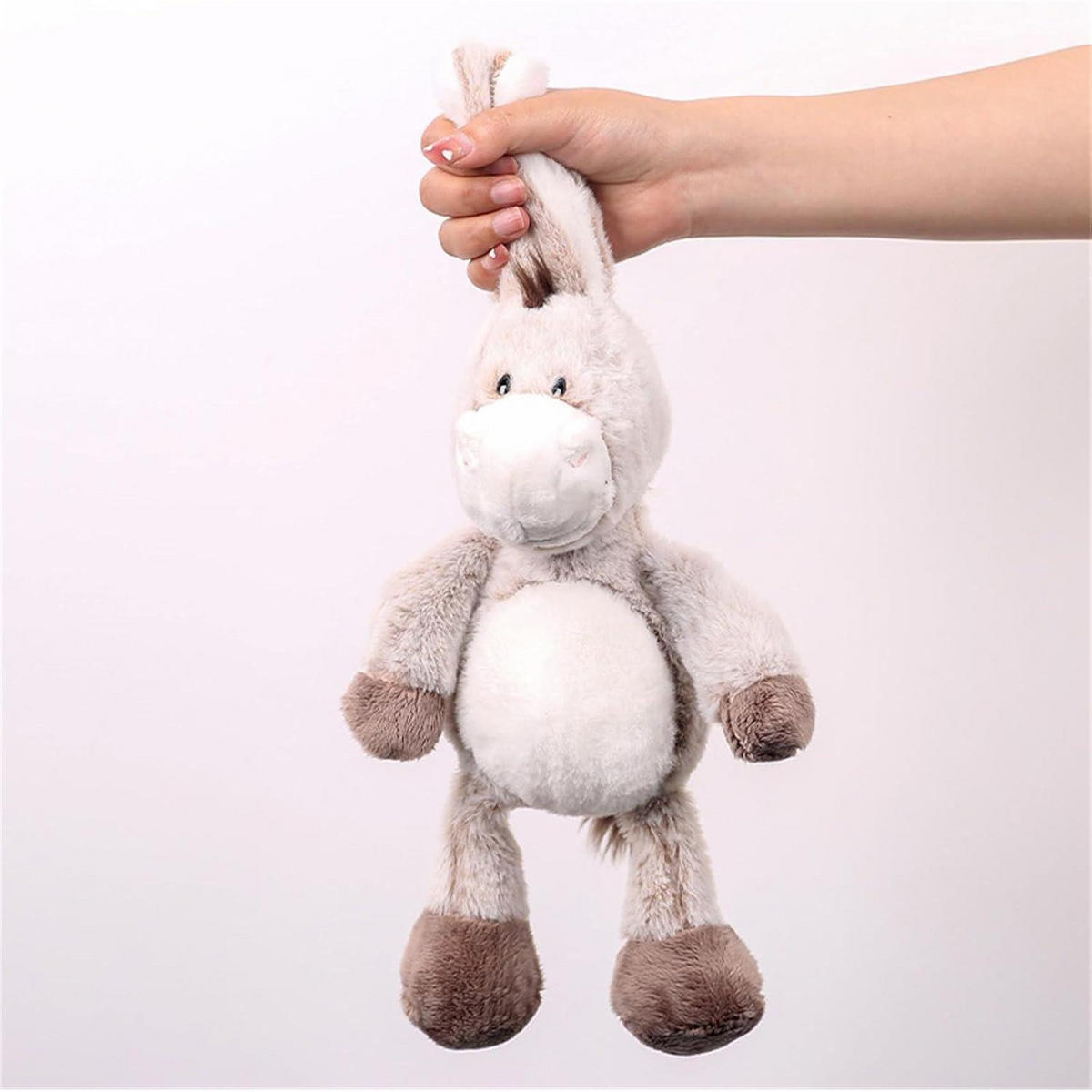 STOFFTIER Esel 30 cm - Braun, Textil (15/30cm)