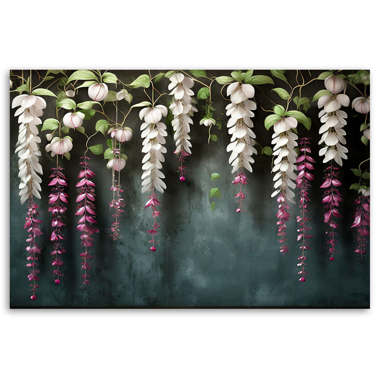 KUNSTDRUCK Grün 60/40 cm - Grün, Textil (60/40cm) - KUNSTLOFT