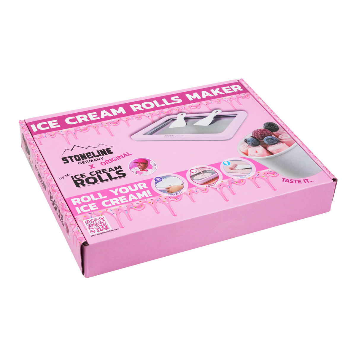 ICE-CREAM-ROLLS-MAKER ROSA - Rosa, Metall - Stoneline