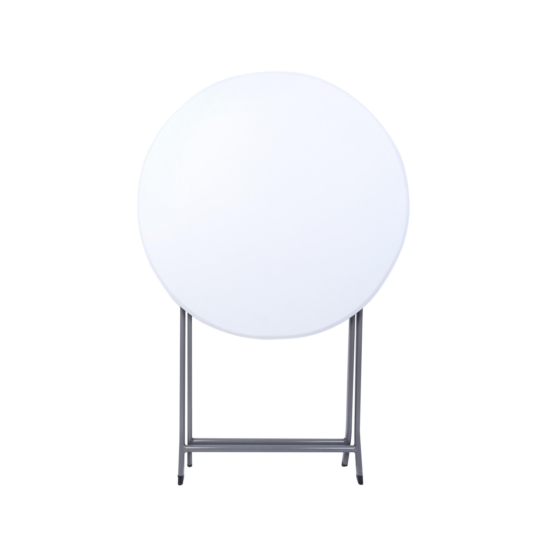 KLAPPBARER Weiß 60/60/74 cm - Weiß, Kunststoff (60/60/74cm) - Mobili Rebecca