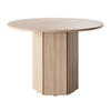 ESSTISCH HEXA Lindberg Eiche 110 cm - Beige, Holzwerkstoff (110/110/75cm) - Selsey
