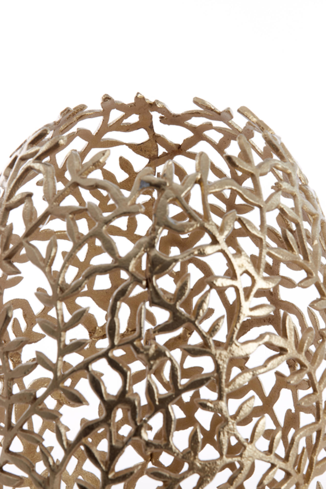 WINDLICHT Famaro Gold Ø25/39 cm - Goldfarben, Metall (25/39/25cm) - Light & Living