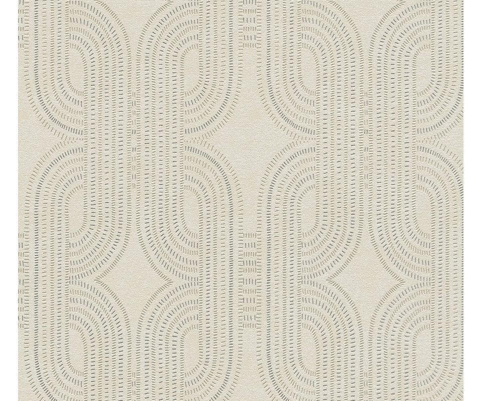 VLIESTAPETE Beige 53/1005 cm - Beige, Textil (53/1cm) - KUNSTLOFT