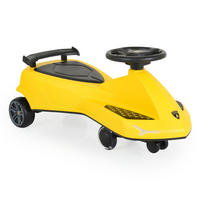 RUTSCHER Lamborghini Swing Car gelb Car Musikfunktion Lichter bis 110kg - Gelb, Kunststoff (78/32/36cm) - Moni