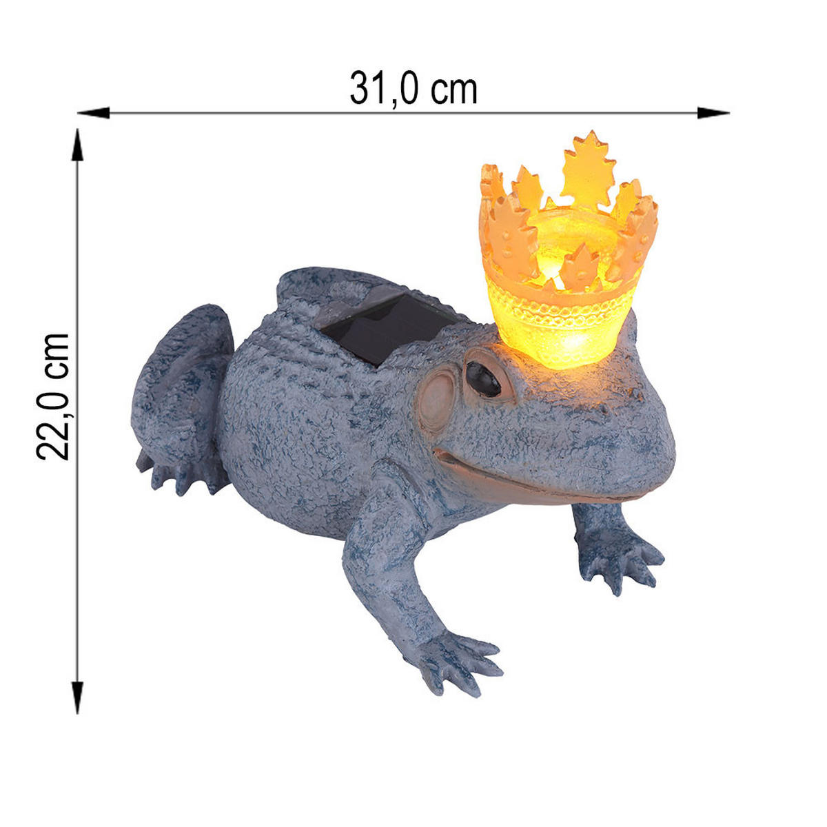 LED AUSSENLEUCHTE Steinoptik Grau 2er Set - Grau, Kunststoff (13.5/11.5/19.5cm) - Globo Lighting